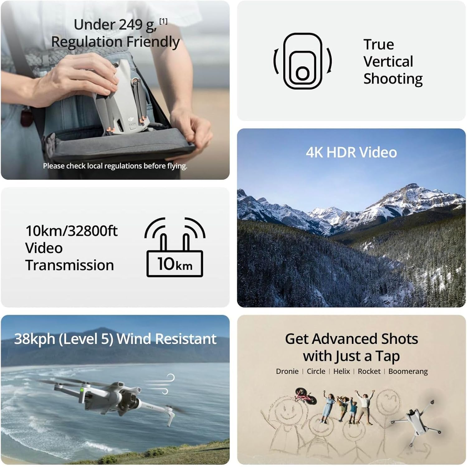 Dron DJI Mini 3 / Mini 4K / Ma - Drone Gimbal 3 Axis reseña y precio