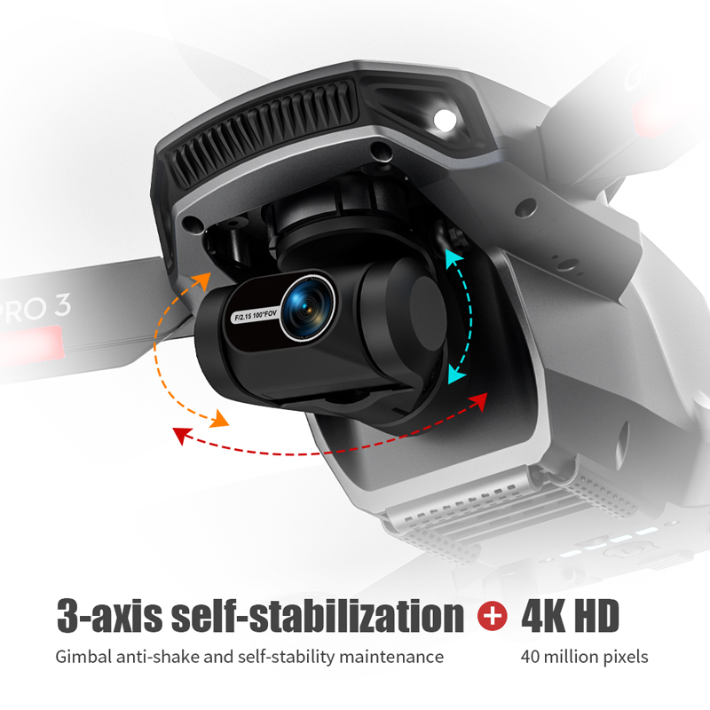 L106 Pro 3 Drone 5G WIFI FPV p - Drone Gimbal 3 Axis reseña y precio
