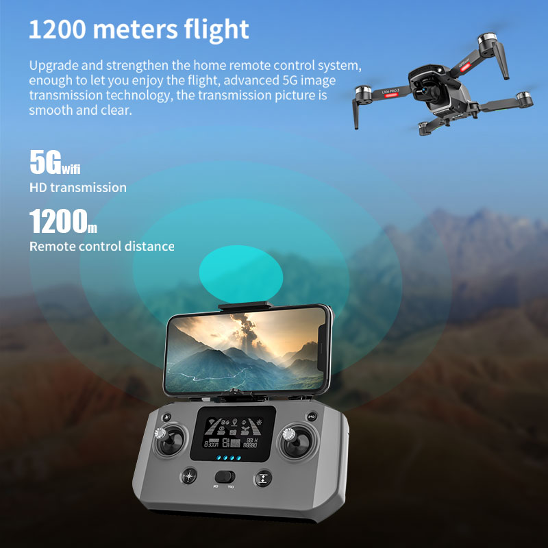 L106 Pro 3 Drone 5G WIFI FPV p - Drone Gimbal 3 Axis reseña y precio