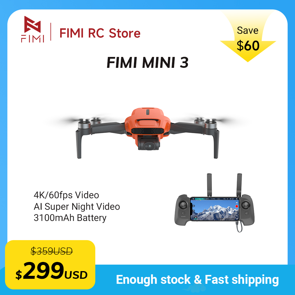 Dron con Cámara FIMI MINI 3, 4 - Drone Gimbal 3 Axis reseña y precio